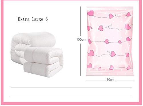 Bolsa de vacío para guardar ropa mantas y almohadas con bomba reutilizable 4