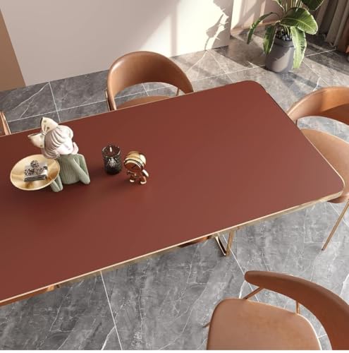 Image of Dark Brown Solid Matt Peel and Stick Wallpaper Contact Paper Wallpaper Modern Self Adhesive Wallpaper Decorative Removable 2 x 4 Feet