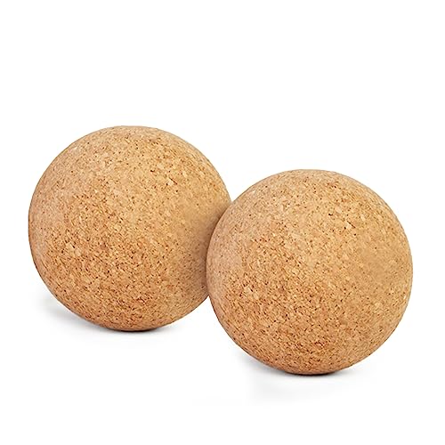 Yoga Studio Cork Massage Ball Twin Pack 6cm