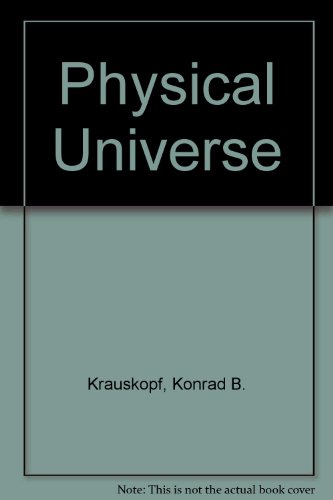 The Physical Universe 007035460X Book Cover