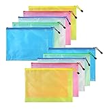 Paket beinhaltet: 5 Farben (blau, grün, weiß, pink und gelb). 2 Stück von jeder Farbe. Insgesamt 10 sind enthalten. Es hat die Größe A5 und kann verschiedene Dokumente, Informationen und andere Lern- und Büromaterialien aufbewahren.