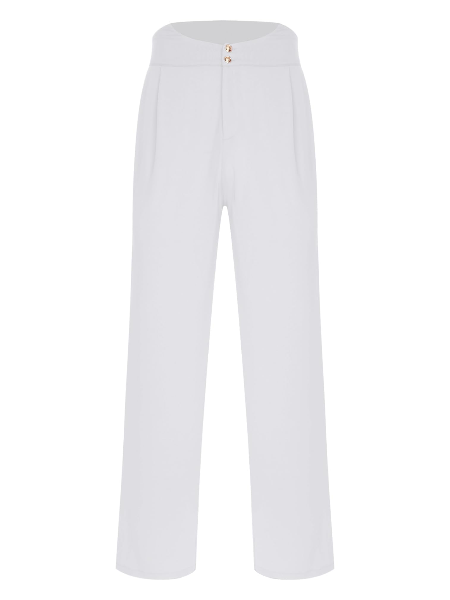 ranrann Pantalon Danse Latine Homme Pantalon Danse Salsa Tango Entraînement Compétition Dancewear