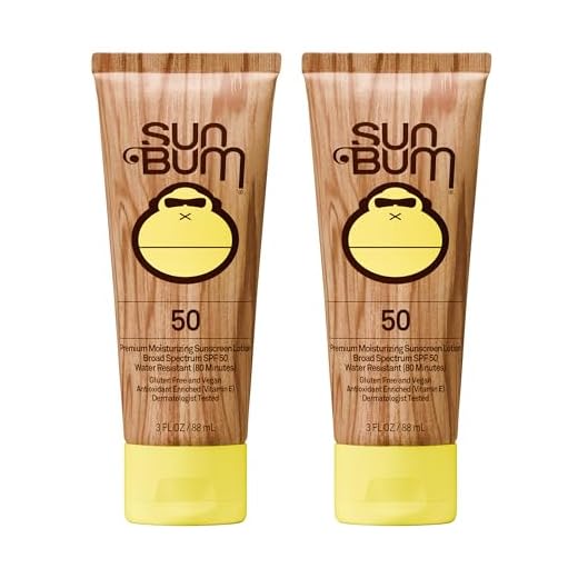 Sun Bum Sun Bum Original Spf 50 Sunscreen Lotion Vegan and Reef Friendly (octinoxate & Oxybenzone Free) Broad Spectrum Moisturizing Uva/uvb Sunscreen With Vitamin E 3 Ounce 2 Pack