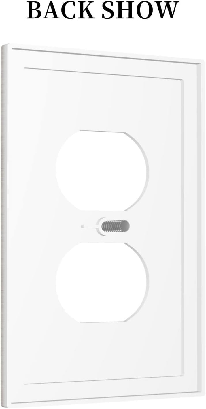 My Laundry-Rooms Modern Single Switch Wall Plate Medium Switch Cover Stylish And Beautiful Switch Trim Cover