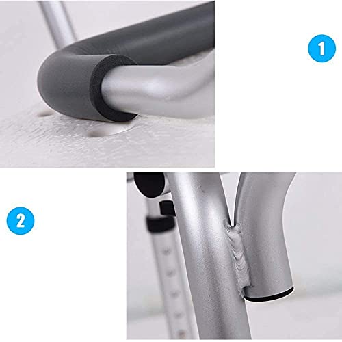 Chaise de douche avec bras dossier réglable tabouret de bain sécurité