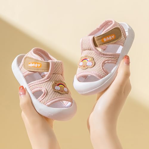 IWIHMIV Baby Shoes Toddler Boy Sandals Girls Boys Sandals Kids Closed Toe Outdoor Lightweight Athletic Summer Shoes for Toddler3