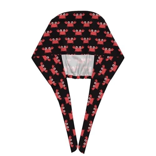 Image of Working Cap Scrub Cap with Sweatband Adjustable Unisex Women Tie Back Hat Nurse Surgical Caps