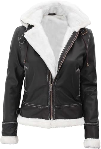 Image of Blingsoul Womens Real Leather Jacket - Asymmetrical Leather Jackets for Women