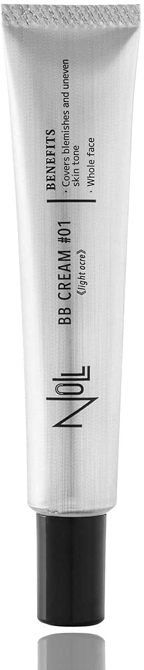 [Matte Finish] NULL mens BB Cream, Mens concealer, Tinted Moisturizer broad spectrum SPF30 PA++, CC cream, Revitalising Nourishing Tone Up Cream, Natural Cover, 0.7oz Made in Japan (Light Ochre)