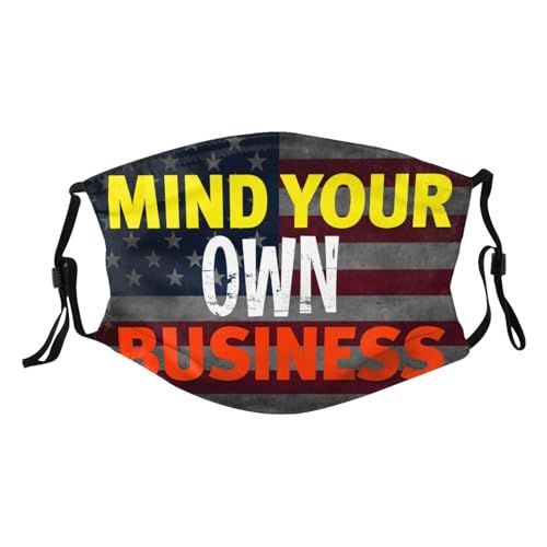 Mind Your Own Business Adult Dust Mask Adjustable Dust Face with 2 Filter12
