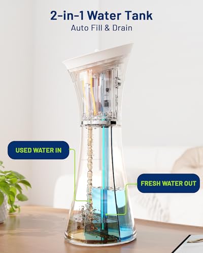 Image of KAUGIC Upgraded Ear Wax Removal with One-Piece Waste Tank, Safe Cleaner with Water Temperature Sensor, Effective Ear Irrigation Kit, IPX7, FSA-HSA-Eligible, White