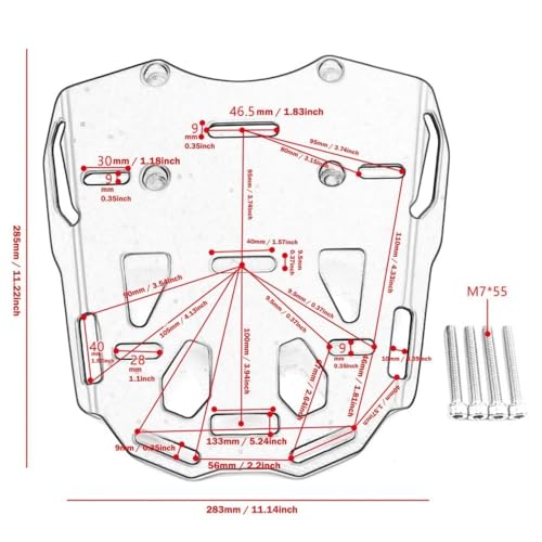 Porte-bagages arrière de moto PCX150 support robuste accessoires - 7
