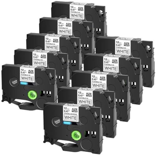 10�p�b�N�t���L�V�u��ID���~�l�[�g12mm���x���e�[�v�́A���x���v�����^�[PT-1000�̂��߂�TZE-FX231��TZE-FX231�ƌ݊����̂��锒�ɍ��ł�