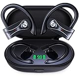 Wireless Earbuds 4 Mic Clear Call Bluetooth Headphones with Wireless Charging Case 60H PlayBack Over