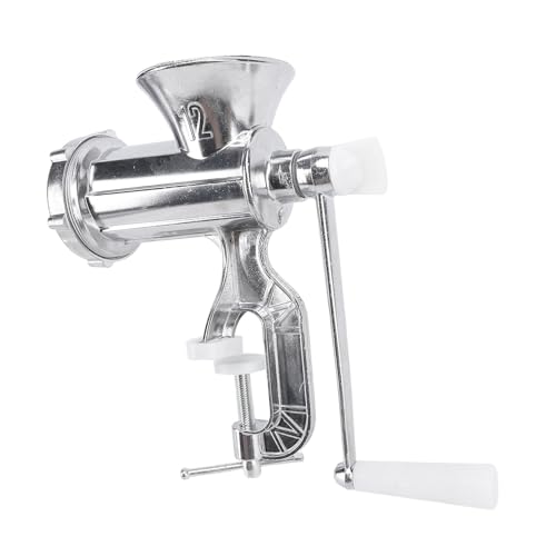 Hachoir à Viande, Kit de Fabrication de Personnel de Saucisse à Manivelle Couteau de Machine de Hachoir à Viande Manuel avec Lames en Acier Inoxydable pour Restaurant de Cuisine