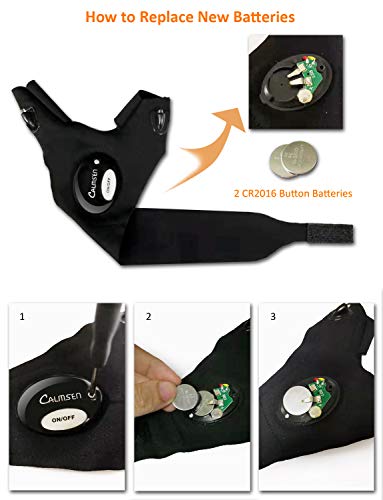 Calmsen Stocking Stuffers For Men，Christmas Gifts For Men, Gifts For Men Who Have Everything, Led Flashlights Gloves Cool Gadgets For Men, Unique Fishing Gloves, Repair And Activities In Dark Spaces #TOP6