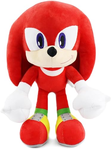 Xingsky Sonic Peluche, Peluche Sonic 28 cm Sonic Knuckles, Sonic Rojo Peluche Knuckles, Juguete de...