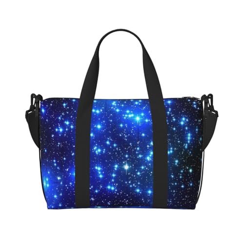 Sac de voyage polyvalent grand volume étanche motif étoiles galaxie