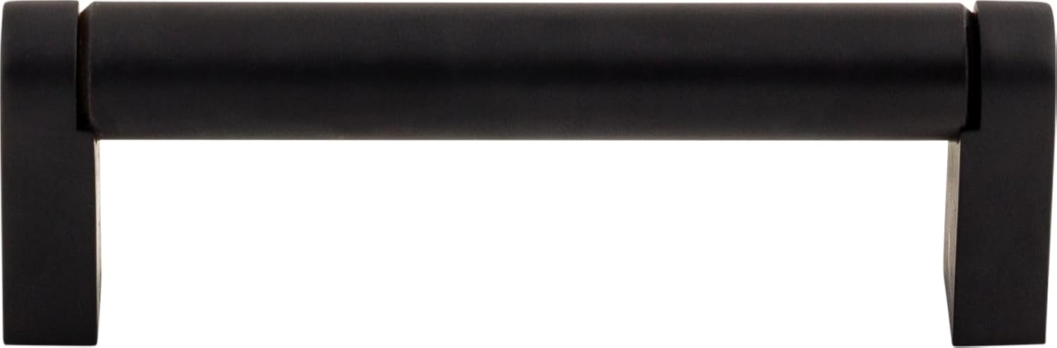 Top Knobs M1016 Bar Pulls Collection 3-3/4" Pennington Bar Pull, Flat Black