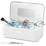 Ultraschallreinigungsgerät Ultraschallreiniger Ultraschallgerät 49000Hz, 800ml Brillenreinigungsgerät, Sonic Cleaner mit 5 Modi, Ultraschall-Brillenreiniger für Brillen, Ringe, Schmuck, Zahnersatz