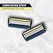SWIPE Premium Men's 6-Blade Razor Kit (Flex Head Handle + 24 Refills)