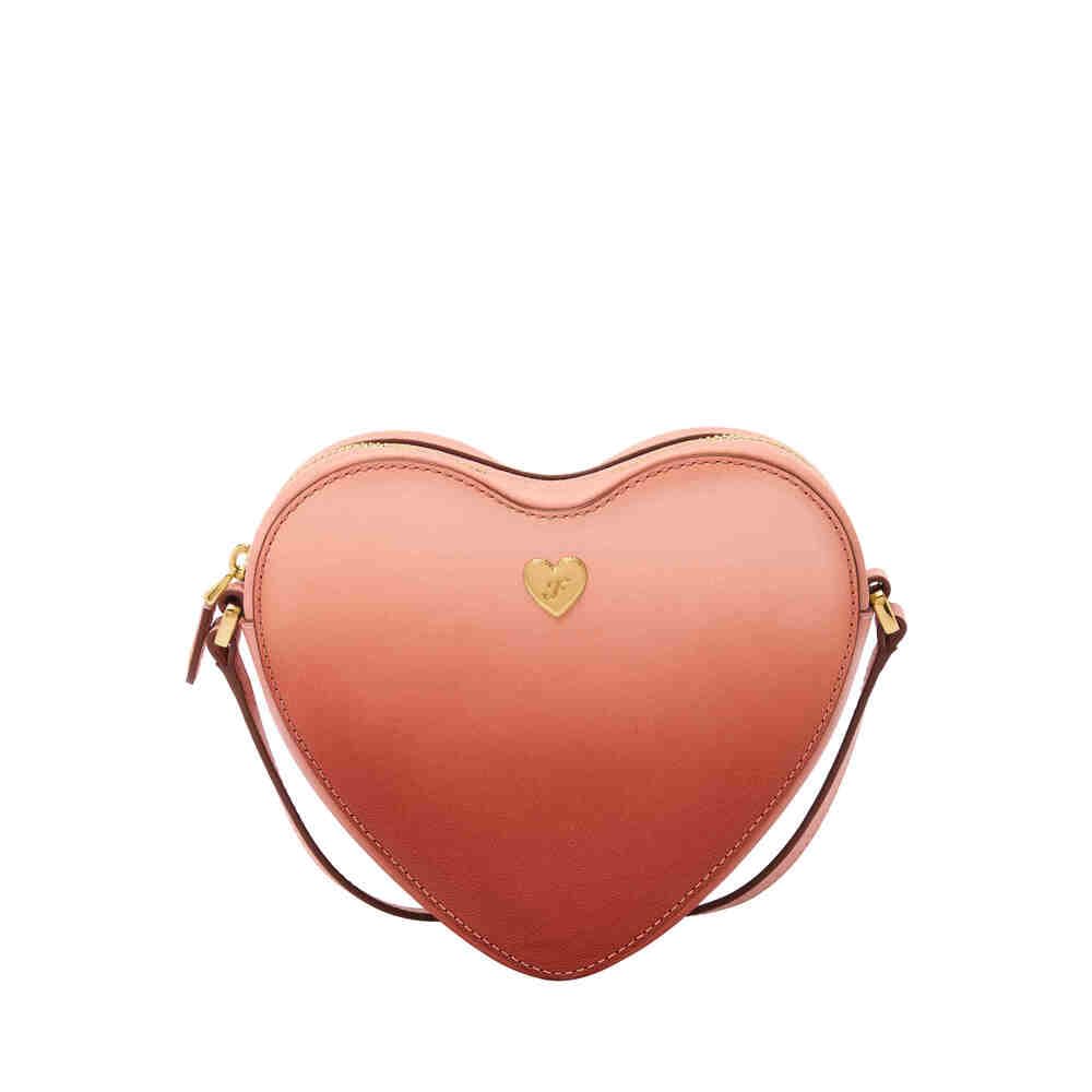 Fossil Women's Vday Red Leather Crossbody Bag, ZB11125633