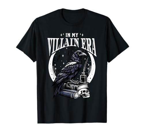 In My Villain Era Morally Grey Books Novel Lover Bookworm T-Shirt