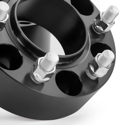 Image of KSP 6x135 Wheel Spacers for F150, 2 inch Hubcentric Wheel Spacer for 2004-2005-2014 F-150 2003-2014 Expedition Navigator 2005-2014 Mark LT, 50.8mm Thick with M14x2 Studs and 87.1mm Hub Bore Black 4PCS