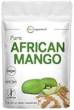 Maximum Strength Pure African Mango Powder (Irvingia Gabonensis Powder, Wild Mango Extract), 1 Pound, Supports Metabolism and Fat Burning, Non-GMO and Vegan Friendly.