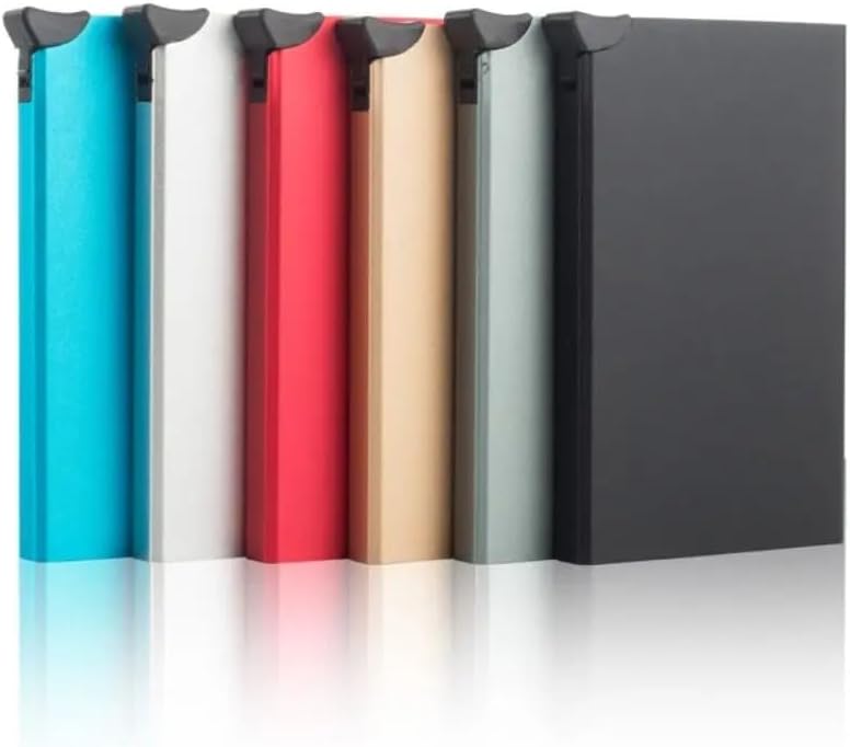 Slim Pop-Up Aluminum Card Holder Men's Women's Wallet Unisex ID Credit Case Mini Fashion Travel Purse ﻿(Golden)