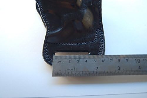 Cal38lsw Leather Belt Slide Holster for Smith & Wesson L Frame (R.H) Black Tan