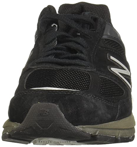 New Balance Men's Made In Us 990 V5 Sneaker, Black/Silver, 11.5 #TOP1