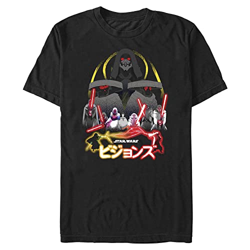 T-shirt Star Wars homme noir pour un style geek décontracté au quotidien