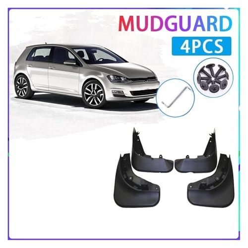 Guardabarros para coche VW Golf 6 7 Wagon 2009-2019 con ajuste preciso de alta resistencia 3