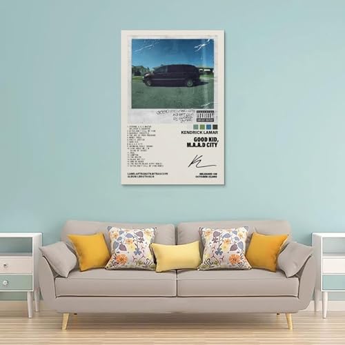 KrAtoz Poster Kendrick Lamar, Poster Decorative Painting Canvas Wall Art 12x18inch (30x45cm), Living Room