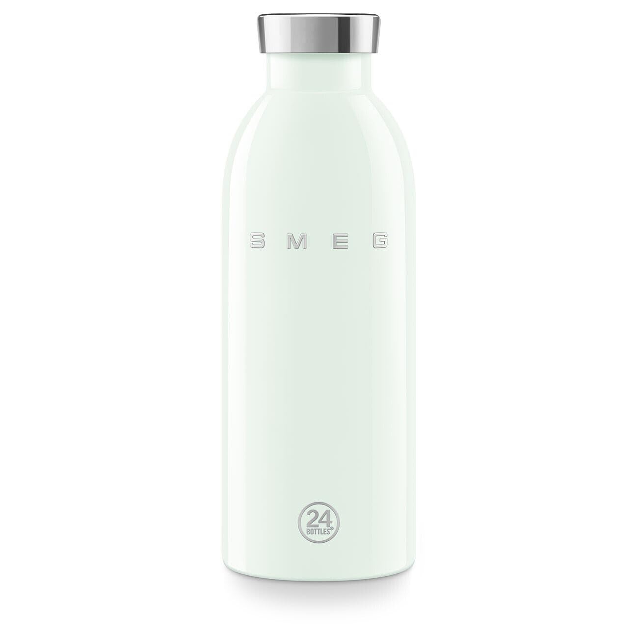 SMEG x 24Bottles,Clima Bottle, 50's Style Aesthetic, 500 ml, Pastel Green, WBF01PG