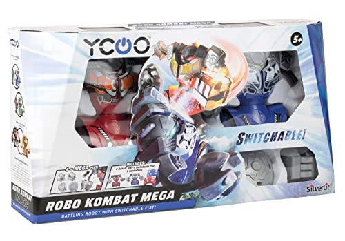 Robots Kombat Méga pack 2 jouets télécommandés 16 cm poings interchangeables