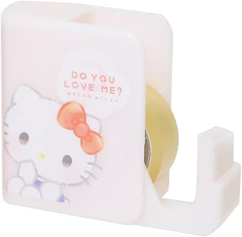 Amazon.co.jp: ハローキティ[収納型テープカッター]BOOK型セロハン