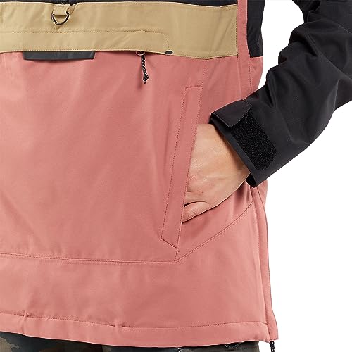 Veste Volcom Ashfield Pullover Mixte noire pour le snowboard et le ski