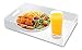 KOVOT Acrylic Serving Tray with Handles, 16" x 10", Clear