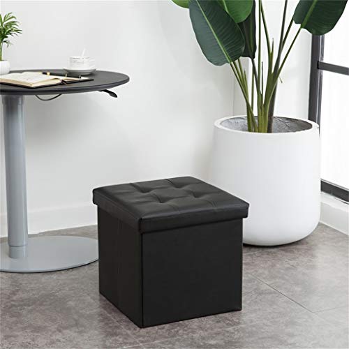Tabouret simple et compact CHEWYNP rangement ottoman pratique - 5
