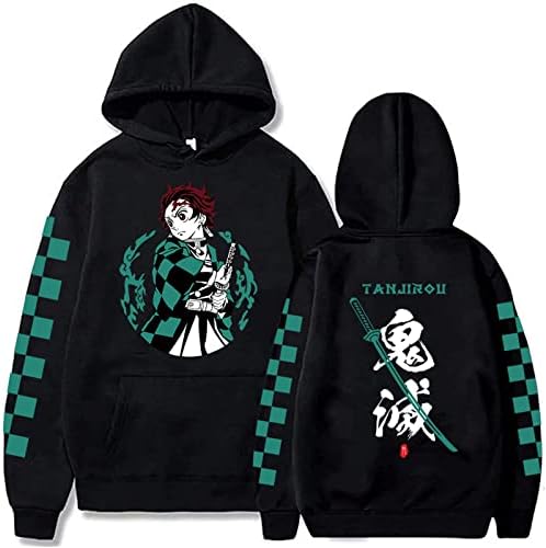zheduKamado Tanjirou Anime Hoodie Men and Women Print Pullovers Harajuku Sweatshirts Long Sleeve Loose Streetwear Hoodie Tops