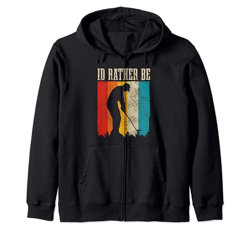 Golf Vintage Retro Funny Golfing Golfista Sudadera con Capucha