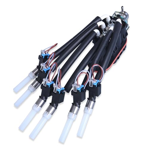FJ503 NEW Spider Fuel Injectors 4.3L 6 Cylinder Compatible with Chevy Astro Blazer C1500 K1500 Express Silverado GMC Jimmy Safari Savana Sierra Sonoma Bravada Isuzu Hombre Replaces 12568332
