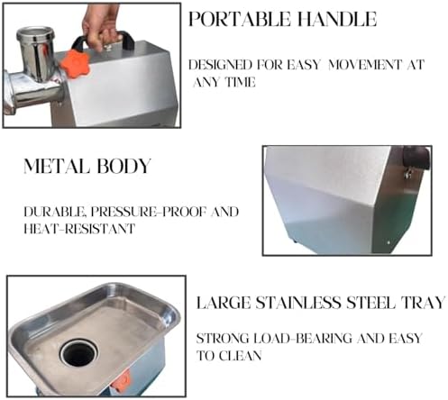 Electric Animal Feed Pellet Maker - Dog & Cat Food Machine, 7 Sizes, Uniform Output, Ideal for Fish, Poultry, Rabbits & Pets - High Efficiency Pet Food Pellet Mill