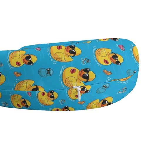 Almohada de viaje espuma viscoelástica con soporte para barbilla miniatura 5