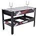 TRIUMPH SPORTS USA 4-in-1 Rotating Swivel Multigame Table – Air Hockey, Billiards, Table Tennis, and Launch Football , Black/White, 23.75 x 32.00 x 48.00
