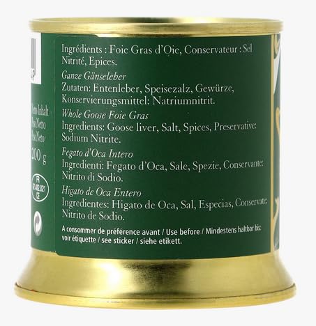 Foie Gras de Ganso Entero Natural GEORGES BRUCK Lata 200 g miniatura 5