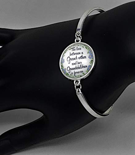 Blazing Autumn Bracelet/Grandmother Inspirational Quote Glass Cabochon Bracelet - Image 5