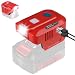 Power Wechselrichter für Einhell 18V Akku, 150W Wechselrichtergenerator Stromquelle für Einhell 18V Batterie mit LED Licht & 2 USB & Wechselstromauslass, DC 18 Volt bis AC 220V Wechselrichter
